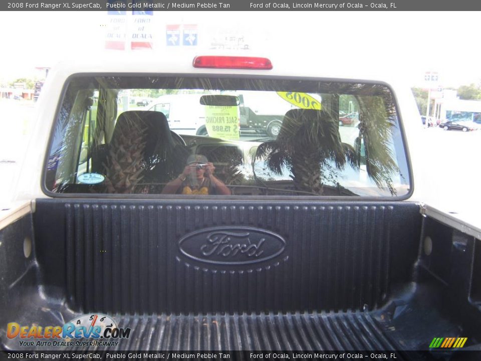 2008 Ford Ranger XL SuperCab Pueblo Gold Metallic / Medium Pebble Tan Photo #24