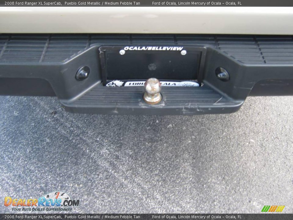 2008 Ford Ranger XL SuperCab Pueblo Gold Metallic / Medium Pebble Tan Photo #26