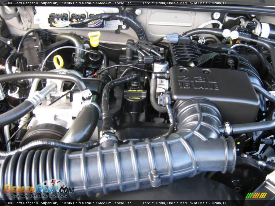 2008 Ford Ranger XL SuperCab Pueblo Gold Metallic / Medium Pebble Tan Photo #27