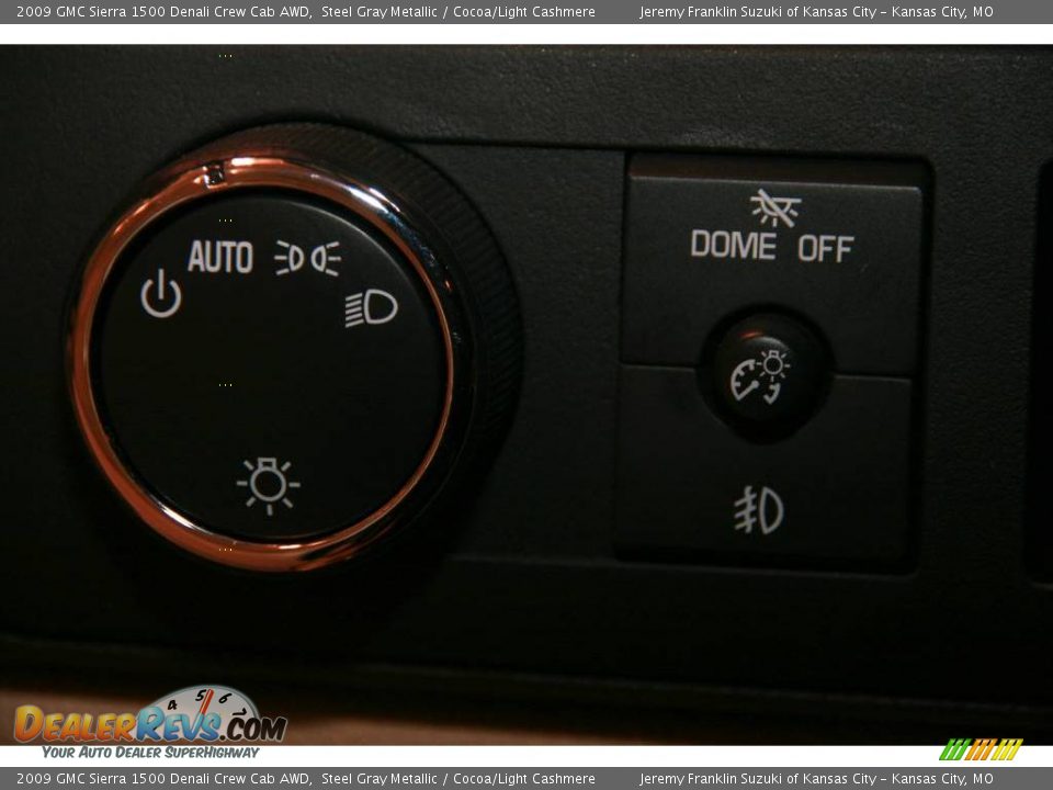 2009 GMC Sierra 1500 Denali Crew Cab AWD Steel Gray Metallic / Cocoa/Light Cashmere Photo #16