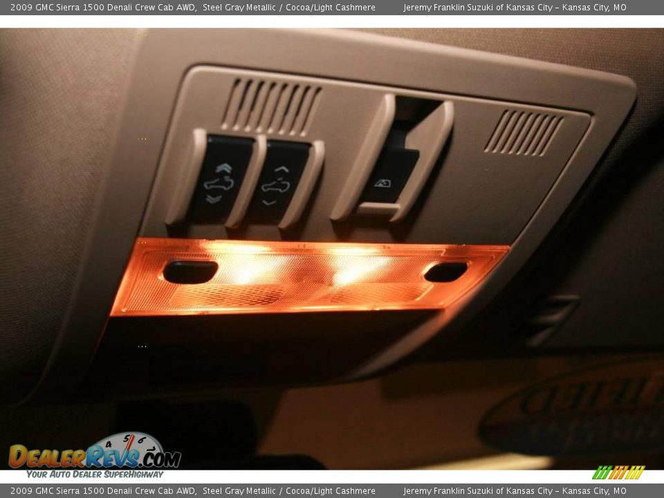 2009 GMC Sierra 1500 Denali Crew Cab AWD Steel Gray Metallic / Cocoa/Light Cashmere Photo #19
