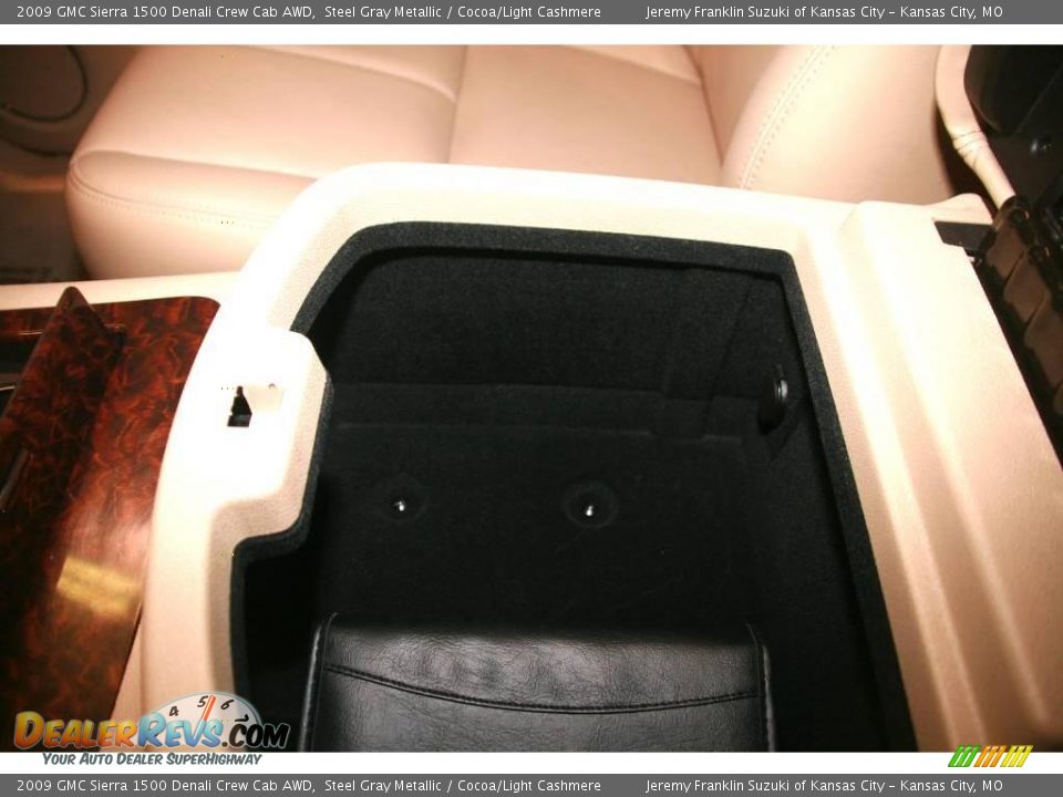 2009 GMC Sierra 1500 Denali Crew Cab AWD Steel Gray Metallic / Cocoa/Light Cashmere Photo #20
