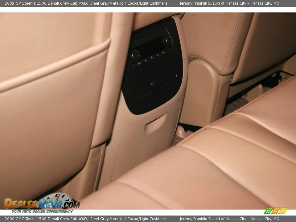 2009 GMC Sierra 1500 Denali Crew Cab AWD Steel Gray Metallic / Cocoa/Light Cashmere Photo #23