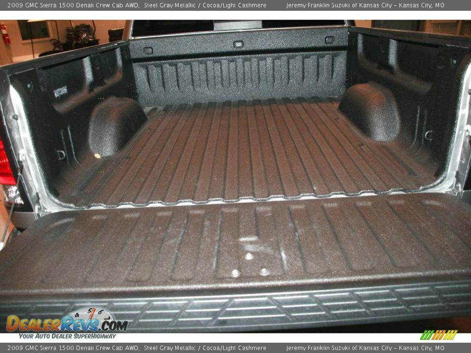 2009 GMC Sierra 1500 Denali Crew Cab AWD Steel Gray Metallic / Cocoa/Light Cashmere Photo #26