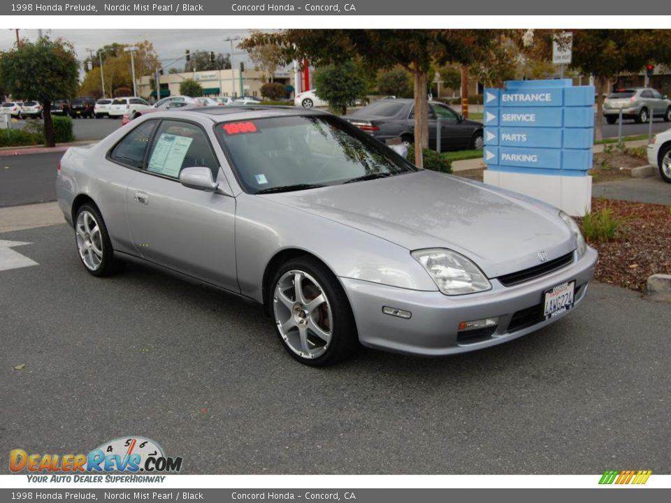 1998 Honda Prelude Nordic Mist Pearl / Black Photo #1