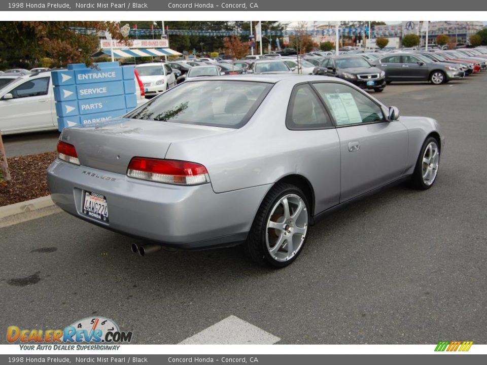 1998 Honda Prelude Nordic Mist Pearl / Black Photo #3