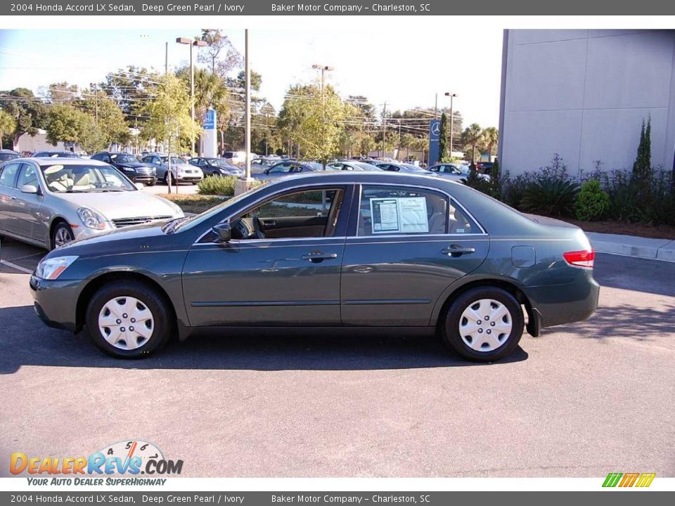 2004 Honda Accord LX Sedan Deep Green Pearl / Ivory Photo #2