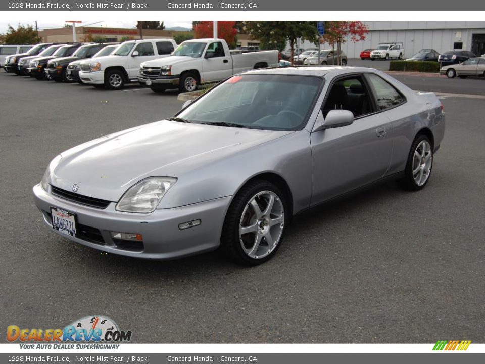 1998 Honda Prelude Nordic Mist Pearl / Black Photo #10