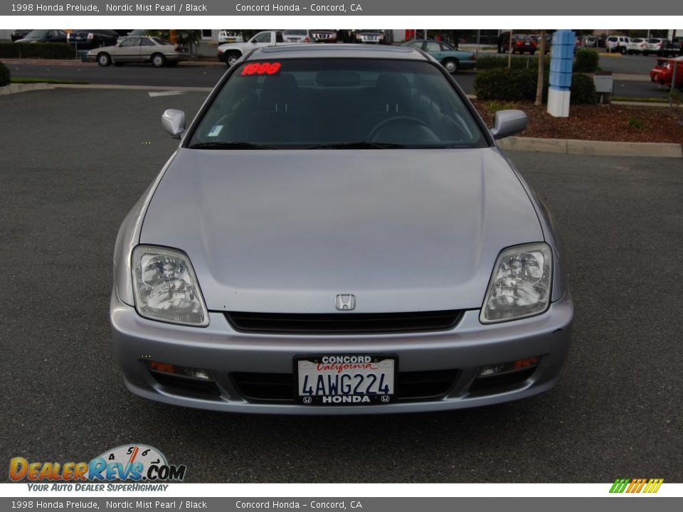 1998 Honda Prelude Nordic Mist Pearl / Black Photo #11