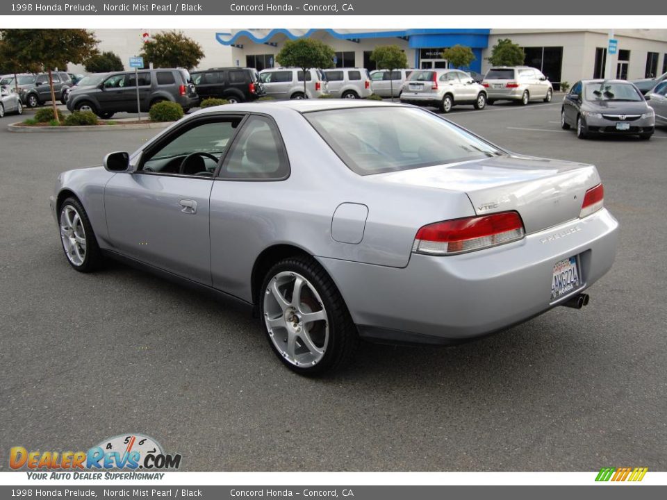 1998 Honda Prelude Nordic Mist Pearl / Black Photo #14