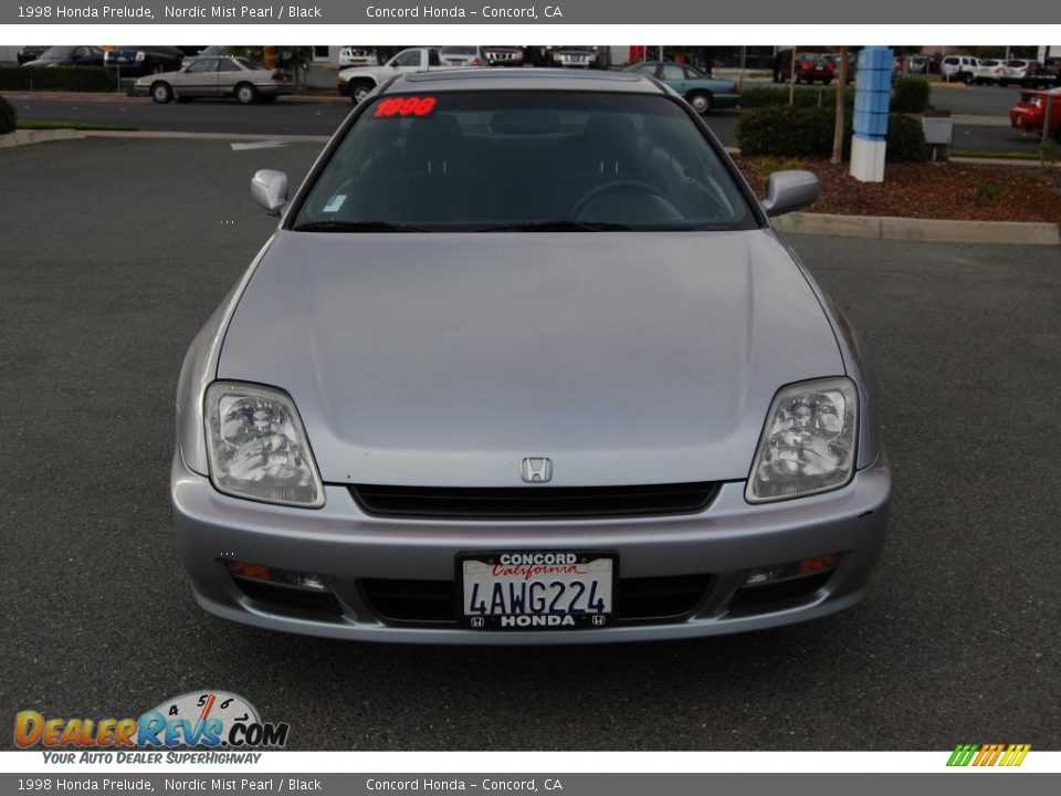1998 Honda Prelude Nordic Mist Pearl / Black Photo #17