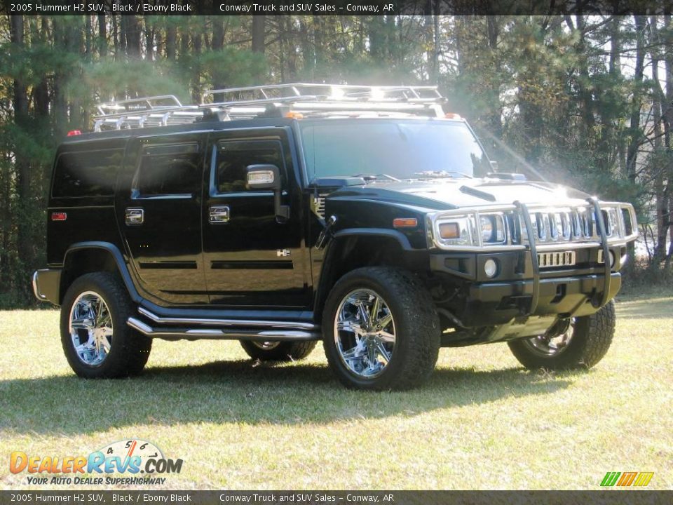 2005 Hummer H2 SUV Black / Ebony Black Photo #1