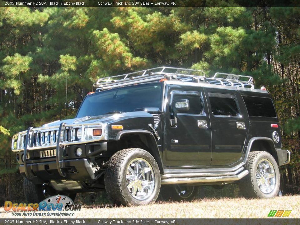 2005 Hummer H2 SUV Black / Ebony Black Photo #2