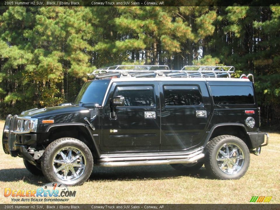 2005 Hummer H2 SUV Black / Ebony Black Photo #4