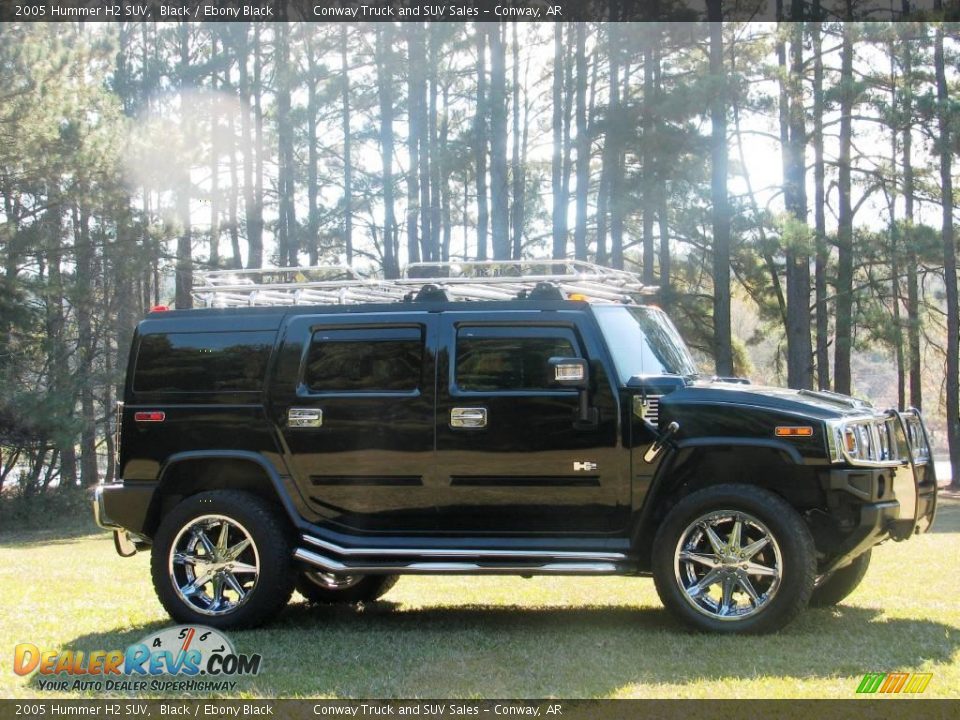 2005 Hummer H2 SUV Black / Ebony Black Photo #5