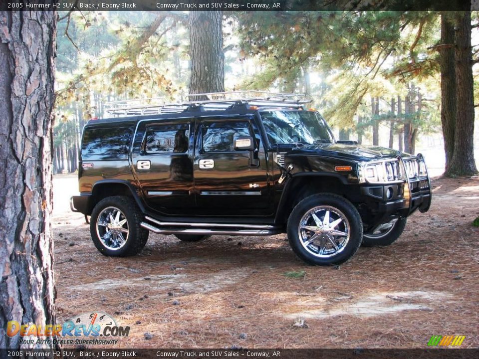 2005 Hummer H2 SUV Black / Ebony Black Photo #7