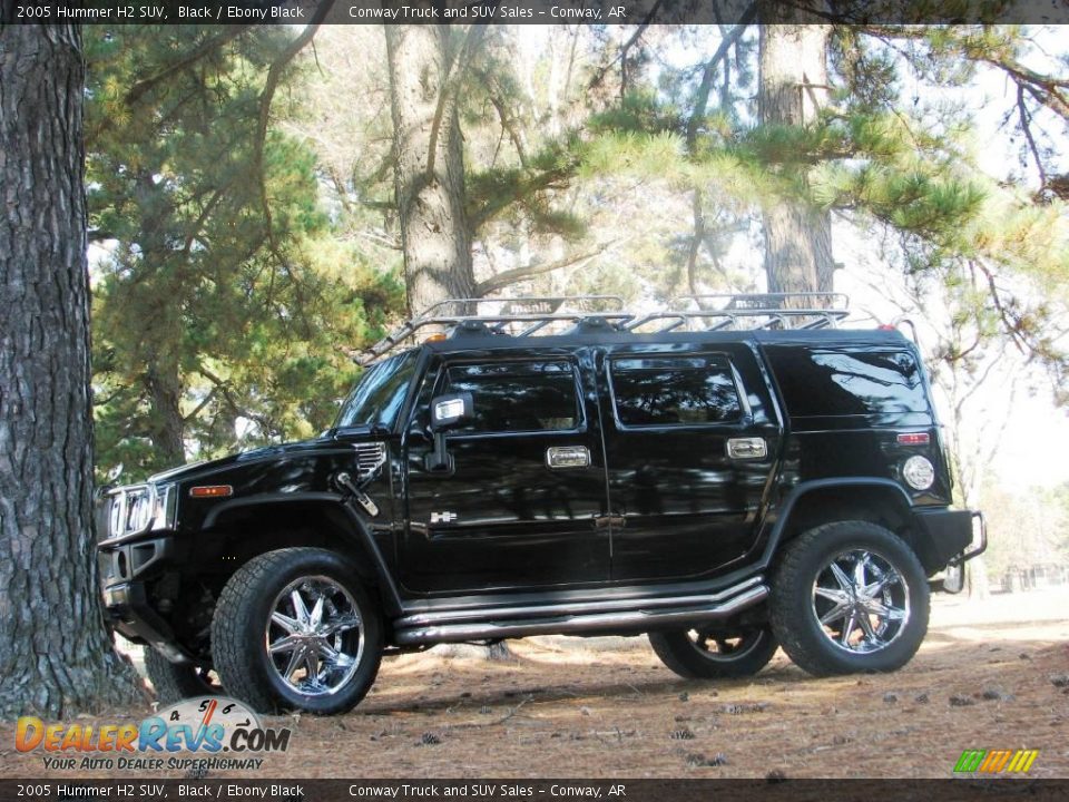 2005 Hummer H2 SUV Black / Ebony Black Photo #8