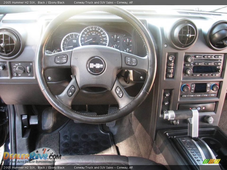 2005 Hummer H2 SUV Black / Ebony Black Photo #11