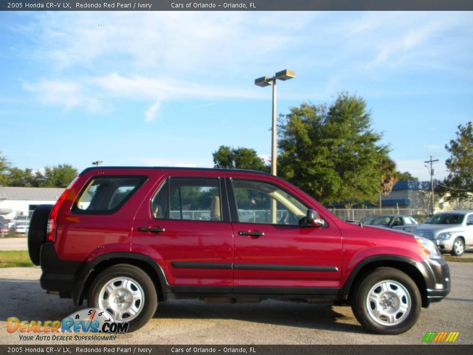 2005 Honda CR-V LX Redondo Red Pearl / Ivory Photo #4