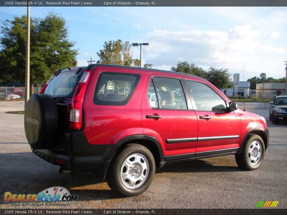 2005 Honda CR-V LX Redondo Red Pearl / Ivory Photo #5