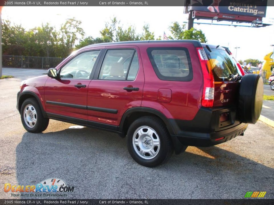 2005 Honda CR-V LX Redondo Red Pearl / Ivory Photo #7