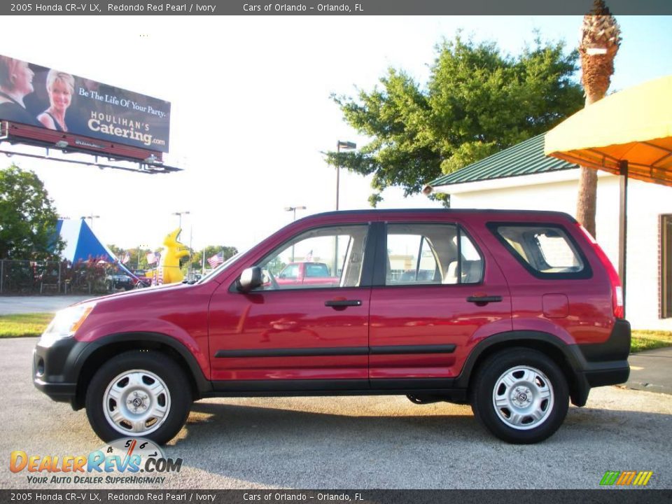 2005 Honda CR-V LX Redondo Red Pearl / Ivory Photo #8