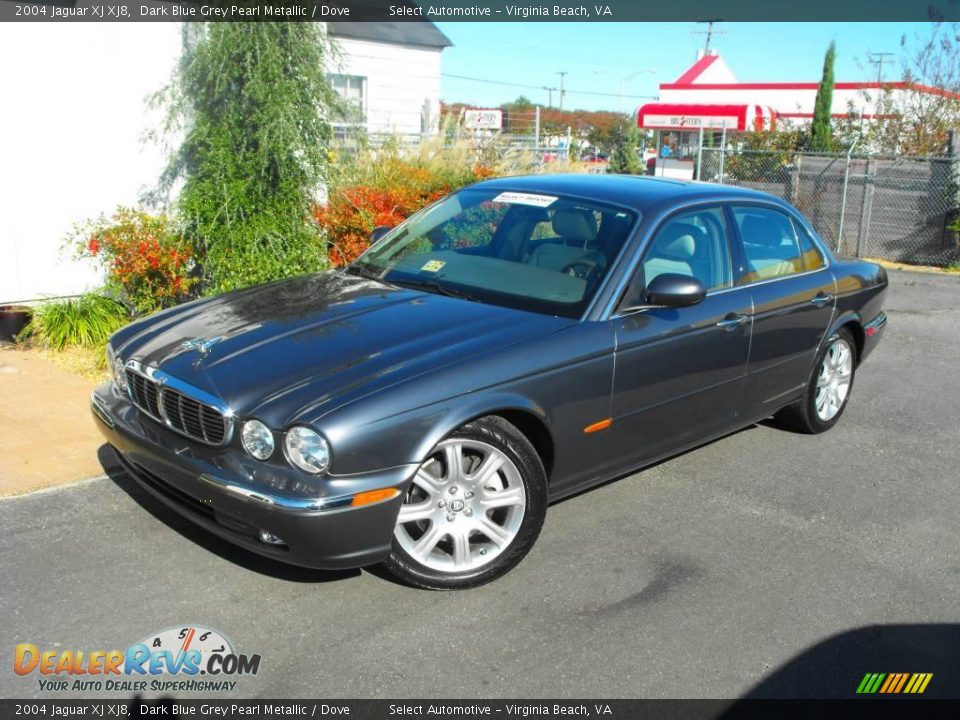 2004 Jaguar XJ XJ8 Dark Blue Grey Pearl Metallic / Dove Photo #1