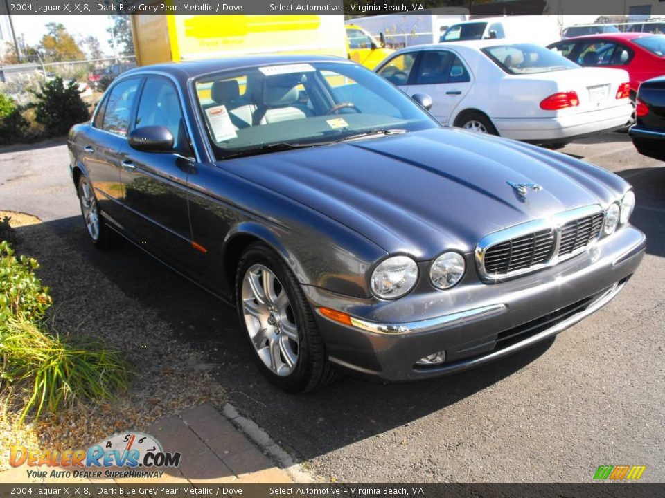2004 Jaguar XJ XJ8 Dark Blue Grey Pearl Metallic / Dove Photo #3
