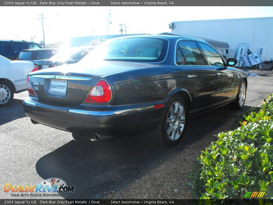 2004 Jaguar XJ XJ8 Dark Blue Grey Pearl Metallic / Dove Photo #4