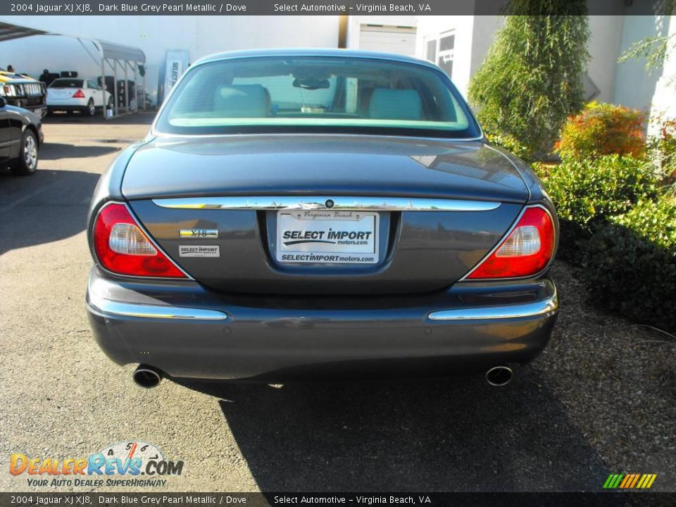 2004 Jaguar XJ XJ8 Dark Blue Grey Pearl Metallic / Dove Photo #5