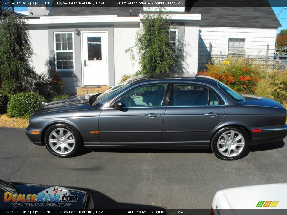 2004 Jaguar XJ XJ8 Dark Blue Grey Pearl Metallic / Dove Photo #7