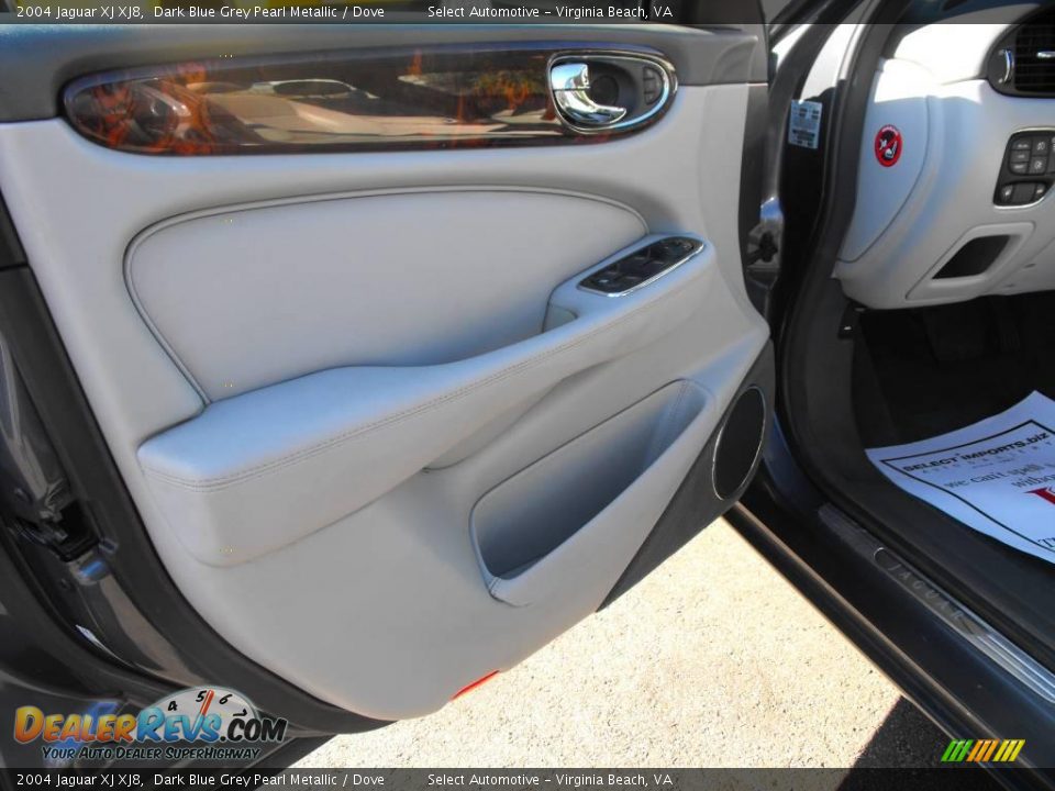 2004 Jaguar XJ XJ8 Dark Blue Grey Pearl Metallic / Dove Photo #9