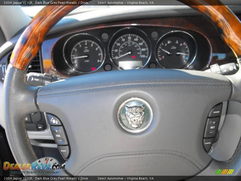 2004 Jaguar XJ XJ8 Dark Blue Grey Pearl Metallic / Dove Photo #17