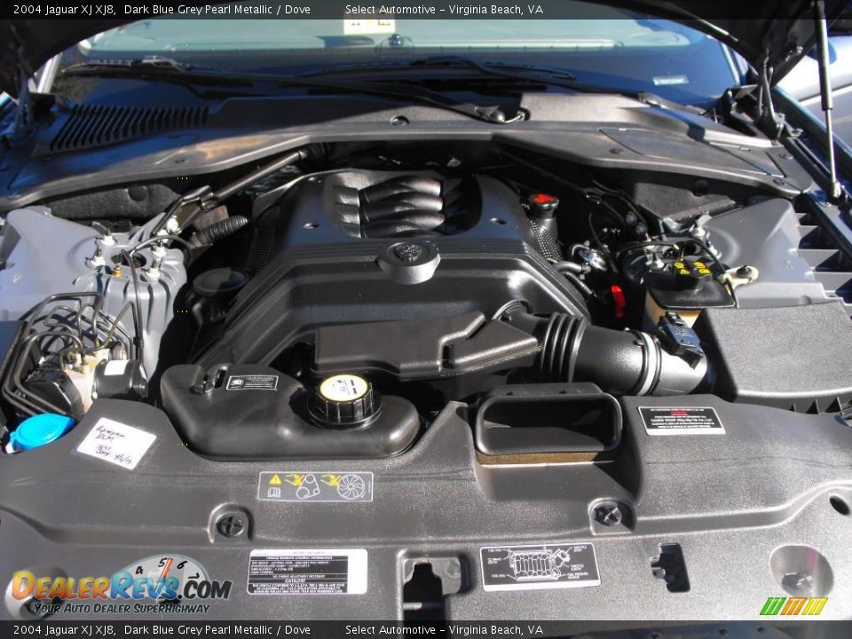 2004 Jaguar XJ XJ8 Dark Blue Grey Pearl Metallic / Dove Photo #19
