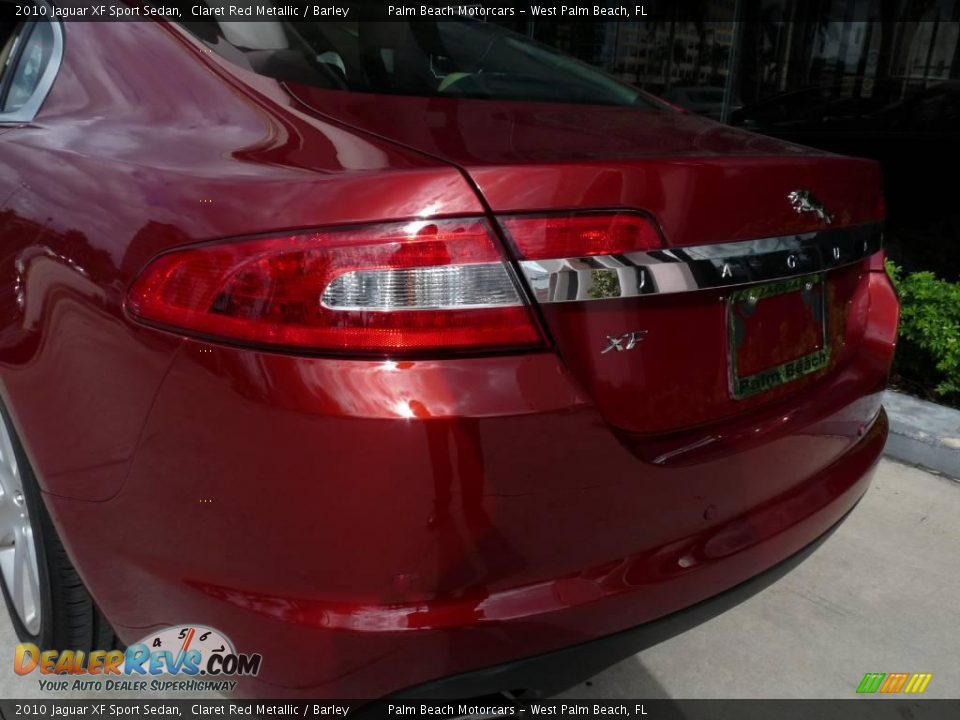 2010 Jaguar XF Sport Sedan Claret Red Metallic / Barley Photo #7