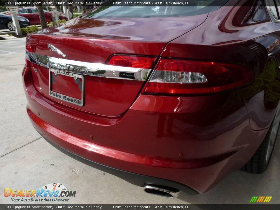 2010 Jaguar XF Sport Sedan Claret Red Metallic / Barley Photo #8