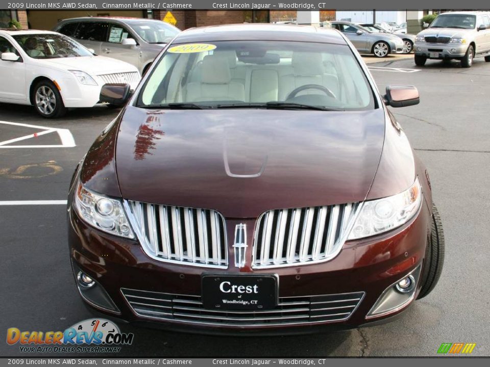 2009 Lincoln MKS AWD Sedan Cinnamon Metallic / Cashmere Photo #2