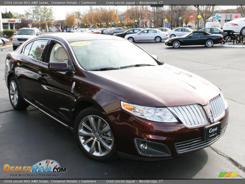 2009 Lincoln MKS AWD Sedan Cinnamon Metallic / Cashmere Photo #3
