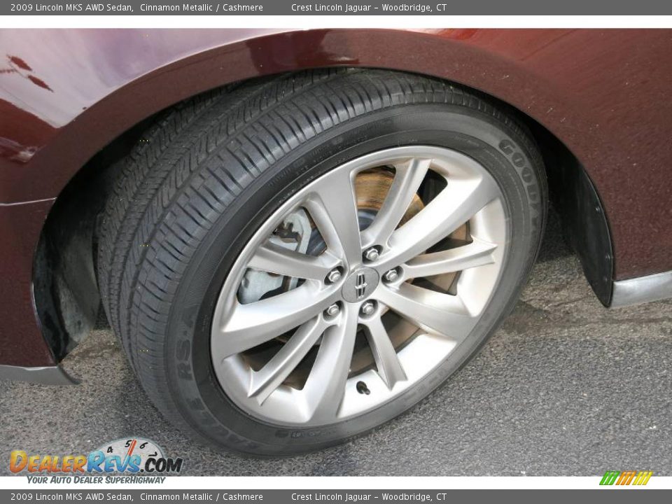 2009 Lincoln MKS AWD Sedan Cinnamon Metallic / Cashmere Photo #13