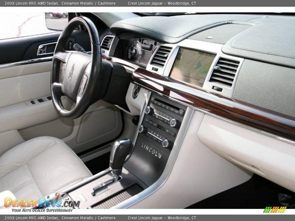 2009 Lincoln MKS AWD Sedan Cinnamon Metallic / Cashmere Photo #14