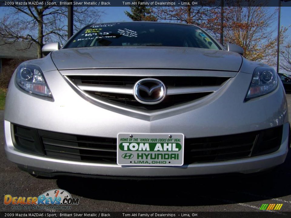 2009 Mazda MAZDA6 i Sport Brilliant Silver Metallic / Black Photo #2