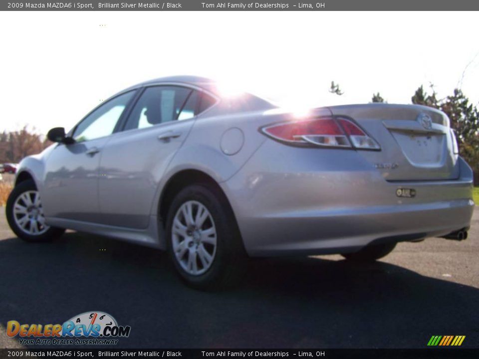 2009 Mazda MAZDA6 i Sport Brilliant Silver Metallic / Black Photo #3