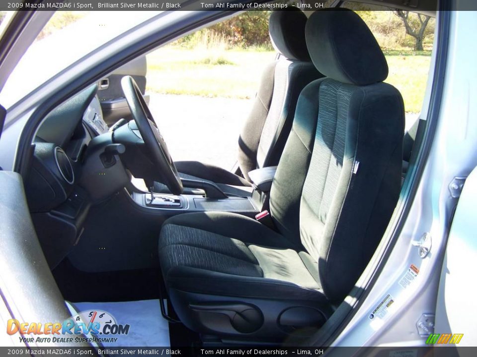 2009 Mazda MAZDA6 i Sport Brilliant Silver Metallic / Black Photo #7