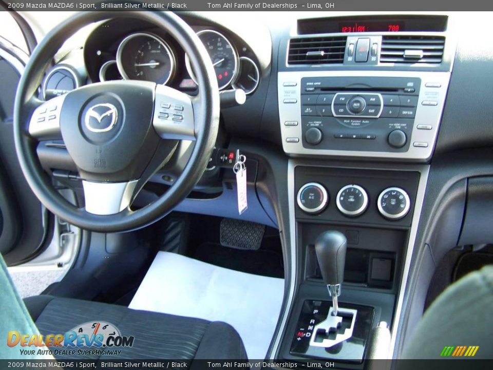 2009 Mazda MAZDA6 i Sport Brilliant Silver Metallic / Black Photo #11