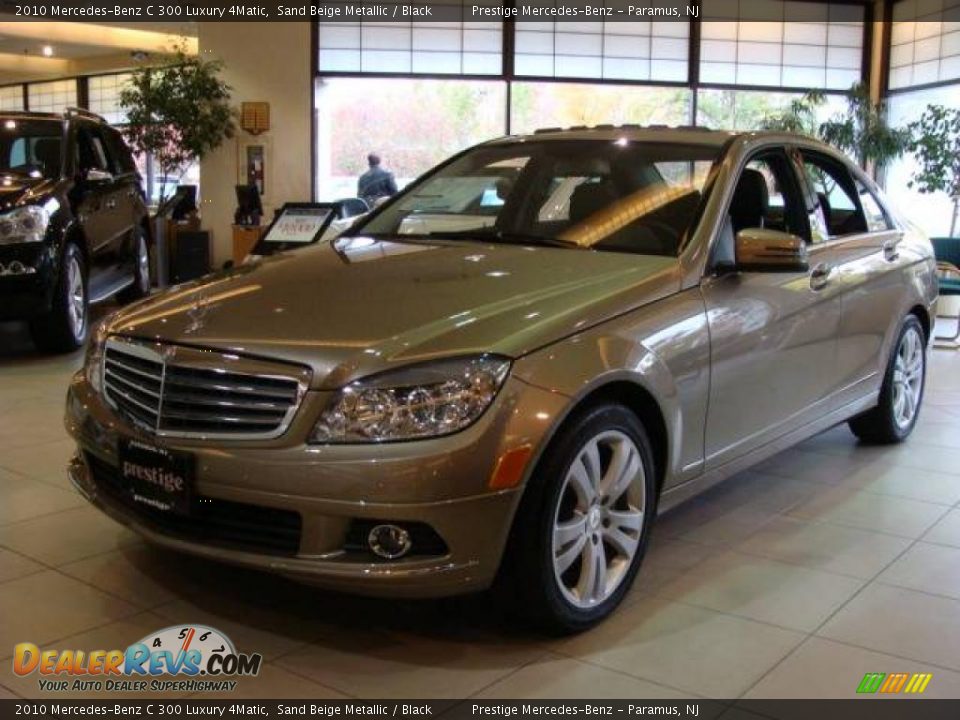 2010 Mercedes-Benz C 300 Luxury 4Matic Sand Beige Metallic / Black Photo #3