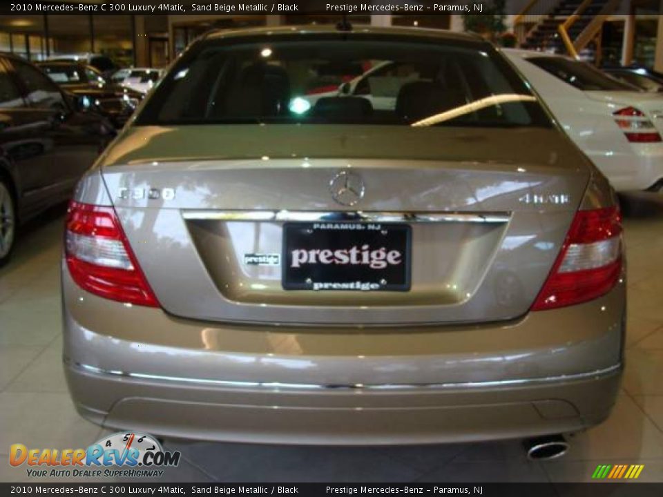 2010 Mercedes-Benz C 300 Luxury 4Matic Sand Beige Metallic / Black Photo #5
