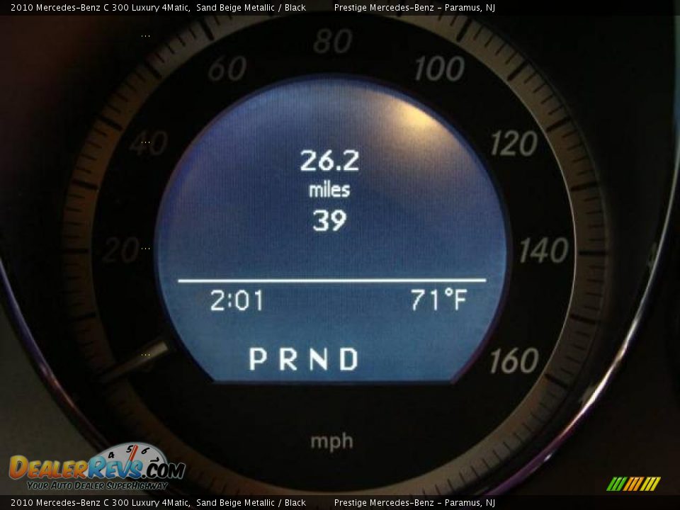 2010 Mercedes-Benz C 300 Luxury 4Matic Sand Beige Metallic / Black Photo #11