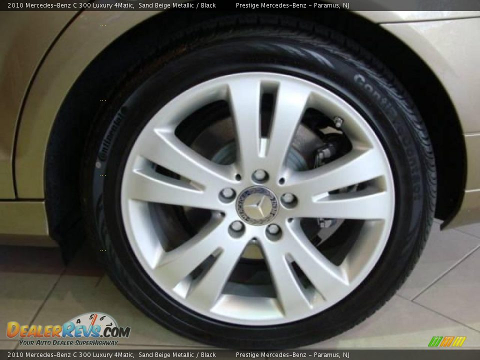 2010 Mercedes-Benz C 300 Luxury 4Matic Sand Beige Metallic / Black Photo #15