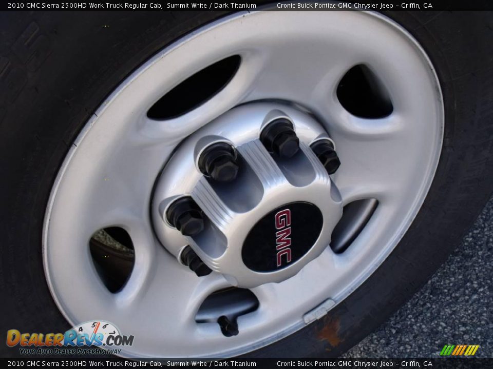 2010 GMC Sierra 2500HD Work Truck Regular Cab Summit White / Dark Titanium Photo #9