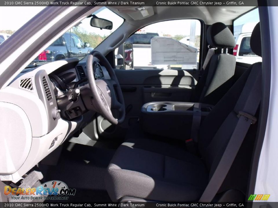 2010 GMC Sierra 2500HD Work Truck Regular Cab Summit White / Dark Titanium Photo #10